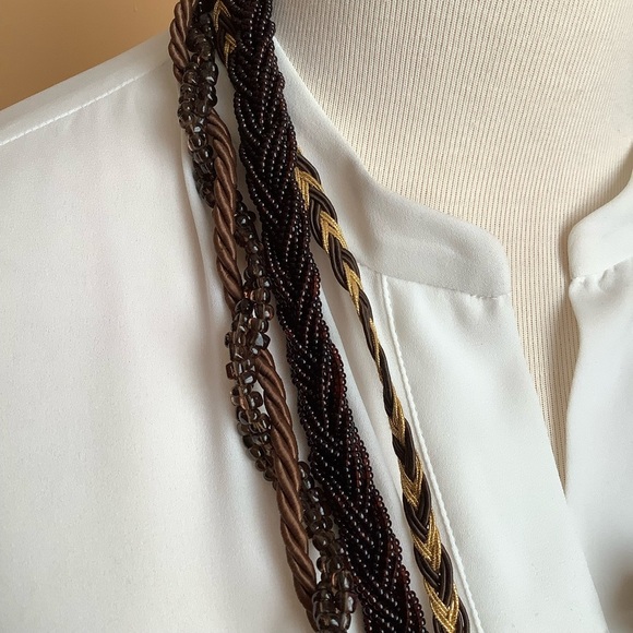 VINTAGE Designer Lucille Gauthier Statement Necklace - Picture 4 of 15